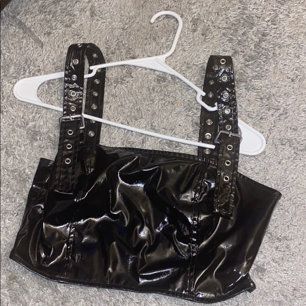 Black Leather Top